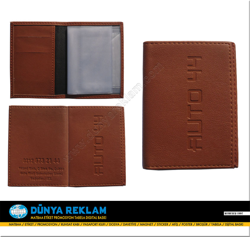 Suni Deri Ruhsat Kabı