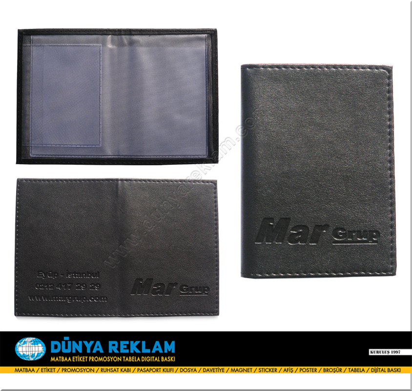 Suni Deri Ruhsat Kabı