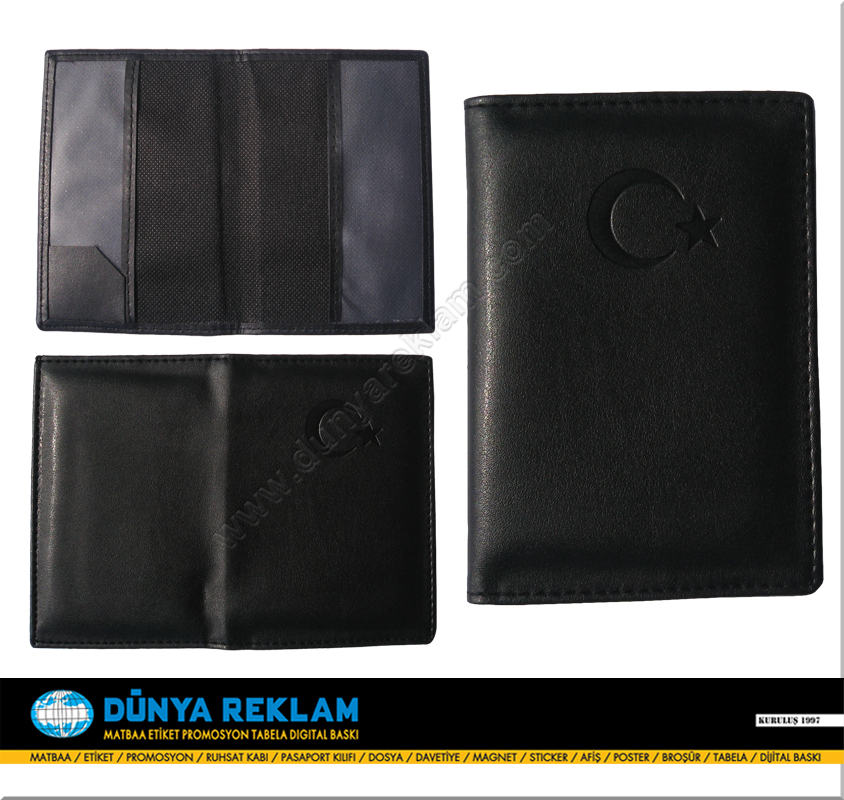 Suni Deri Pasaport Kabı